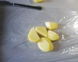 Foto del paso 2 de la receta: Chipirones a la plancha 🦑 con patatas asadas en microondas 🥔