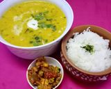 A picture of step 5 of Dal fry malai marke.