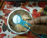 A picture of step 1 of Chicken Manchurian.