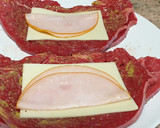 Foto del paso 1 de la receta: Casi cachopo en salsa de vino con champiñones