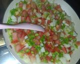 Foto del paso 5 de la receta: Arroz saborizado con bondiola a la pizza