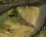 Foto del paso 7 de la receta: Alcachofas con mejillones en salsa verde