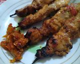 Foto langkah ke 12 dari resep Sate ayam pedas(sambal bakal nampoooll).
