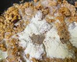 A picture of step 3 of Malai burfi.