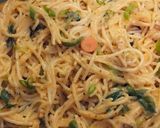 A picture of step 7 of Fajita pasta.