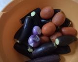 A picture of step 3 of Eggplantscurry,goatsufuriaroast andchapati#weeklyjokochallenge&.