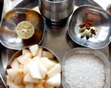 A picture of step 1 of Babugosha murabba.