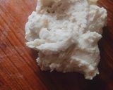 A picture of step 7 of Almond burfi.