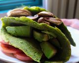 Foto del paso 2 de la receta: Crepes de espinacas con relleno vegie