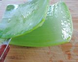 Hình bước làm 1 của món Sữa chua nha đam