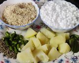 A picture of step 1 of Sabudana Khichdi.
