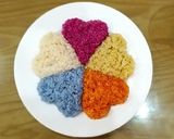 Hình bước làm 3 của món Xôi ngũ sắc làm từ hoa lá quanh vườn