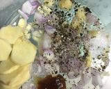 Hình bước làm 1 của món Đậu đũa xào bạch tuộc