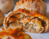Foto del paso 5 de la receta: Bombas de pollo, cebolla y mozzarella
