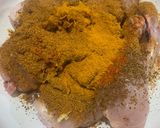 A picture of step 2 of Malaysian Chicken fry (Ayam goreng).