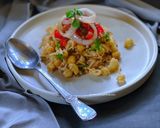 A picture of step 5 of Kushari.