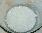 A picture of step 1 of Sabudana Kheer.