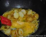 Dupiazeh sibzamini دوپیازه سیب زمینی یا دوپیازه آلو recipe step 7 photo