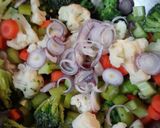 A picture of step 2 of Beef and Veggies.