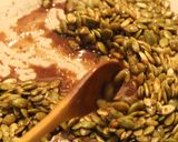 A picture of step 2 of Chinese 5-Spice Maple Candied Pumpkin Seeds.
