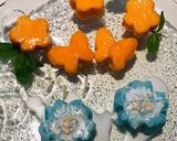 A picture of step 4 of Butterfly Pea Mango Sticky Rice.