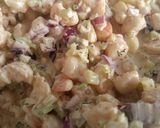 A picture of step 3 of Dill Seafood Salad.