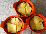 Arroz con choritos gratinados