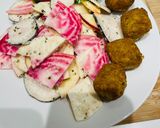 Une image de l'étape 3 de Salade d’hiver accompagnée de falafels 🌸.