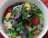 Hình bước làm 7 của món Bún bò lá lốt Công Huyền Tôn Nữ