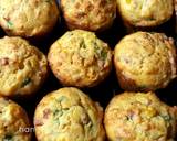 Savoury Muffins (muffin gurih dengan keju, sosis, dan jagung manis) langkah memasak 9 foto
