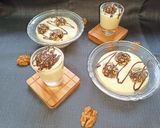 વોલનટ ચોકલેટ બોલ્સ વિથ કસ્ટર્ડ પુડિંગ (Walnut Chocolate Balls Custard Pudding Recipe In Gujarati) રેસીપી સ્ટેપ5ફોટો