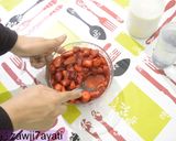 صورة لخطوة 1 من وصفة عصير الفراولة باللبن الرائب سهل وسريع مع زوجي حياتي | Jus de Fraise