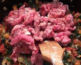 Pas rețetă Carne de vițel cu spanac și fasole 8 fotografie