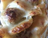 Tejszínes-besameles krumpli, húsgolyókkal recept fázis 7 fotója