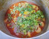 A picture of step 6 of Macaroni Aloo Gravy.