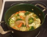 A picture of step 3 of Simmering Seafood Delight.