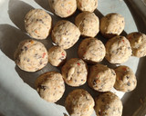 A picture of step 2 of Bean balls.