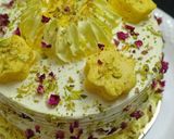 A picture of step 4 of Rasmalai Cake.