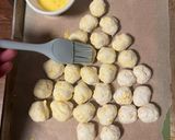 A picture of step 1 of Cheesy pull apart biscuits (Christmas Tree edition).