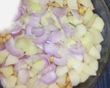 A picture of step 2 of Dahi Phulki+Papri Chana Chat 😋😋😋.