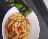 Foto del paso 5 de la receta: Pasta arrabiata 🌶🔥 con gambas