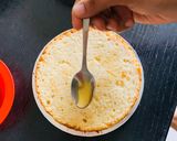 A picture of step 20 of Puran Cake or Puran Poli Cake.