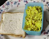 A picture of step 1 of Khichdi patties chaat.