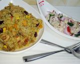 A picture of step 15 of Fried rice with salad.