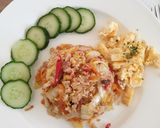 Foto langkah ke 9 dari resep Nasi goreng bacon spesial(nonhalal).