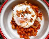 Foto del paso 6 de la receta Fessolets picantes a la sobrasada con huevo frito