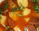 Aloo gosht recipe step 5 photo
