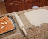A picture of step 8 of Salmon pie.