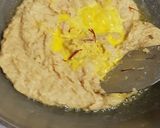 A picture of step 6 of Moong dal halwa.