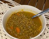 Foto del paso 4 de la receta: Guiso de lentejas rápido y vegetariano 🍆 🥔 🍅 🌽🍠🧅🧄